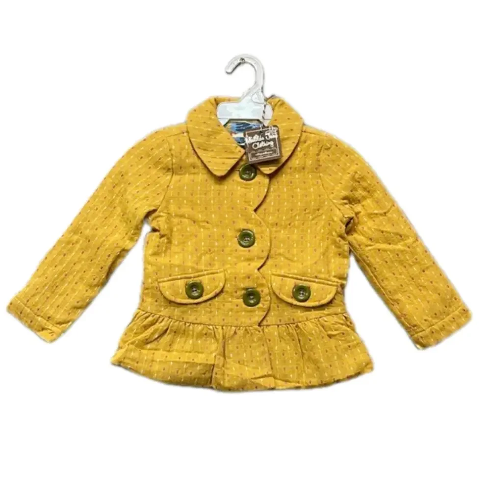 NWT! Matilda Jane Clothing Yellow‎ Going Easy Jacket - Girls - Size 4